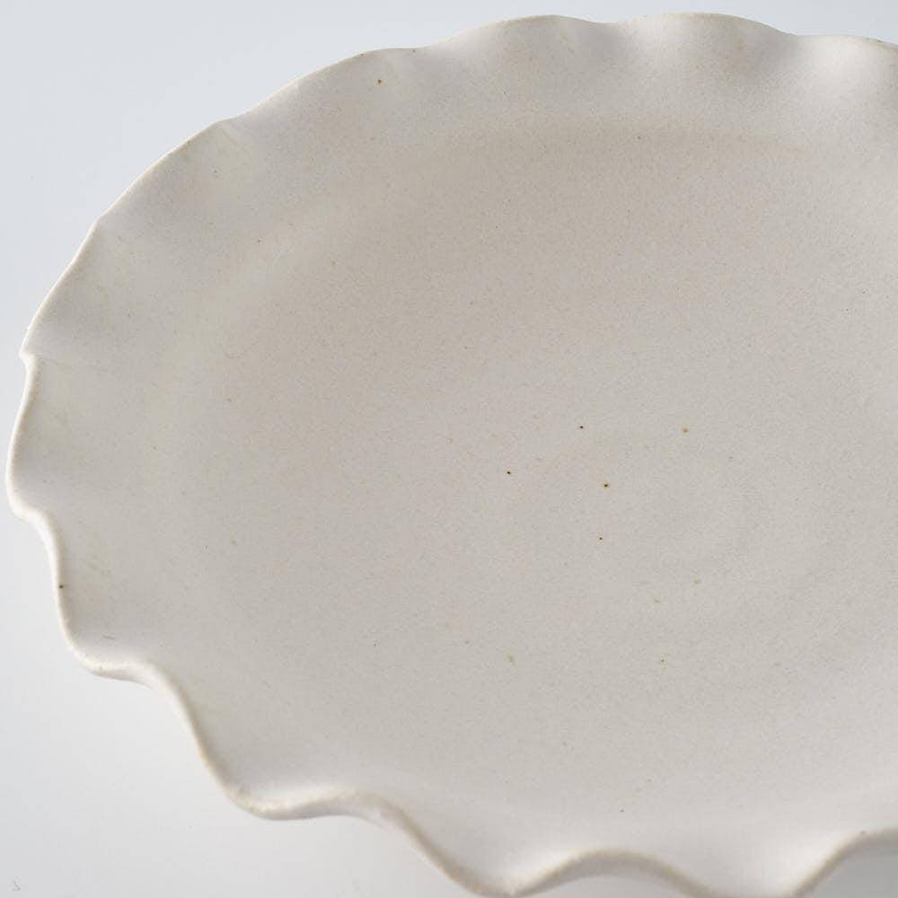 作家　水谷ちえみ　フリル皿