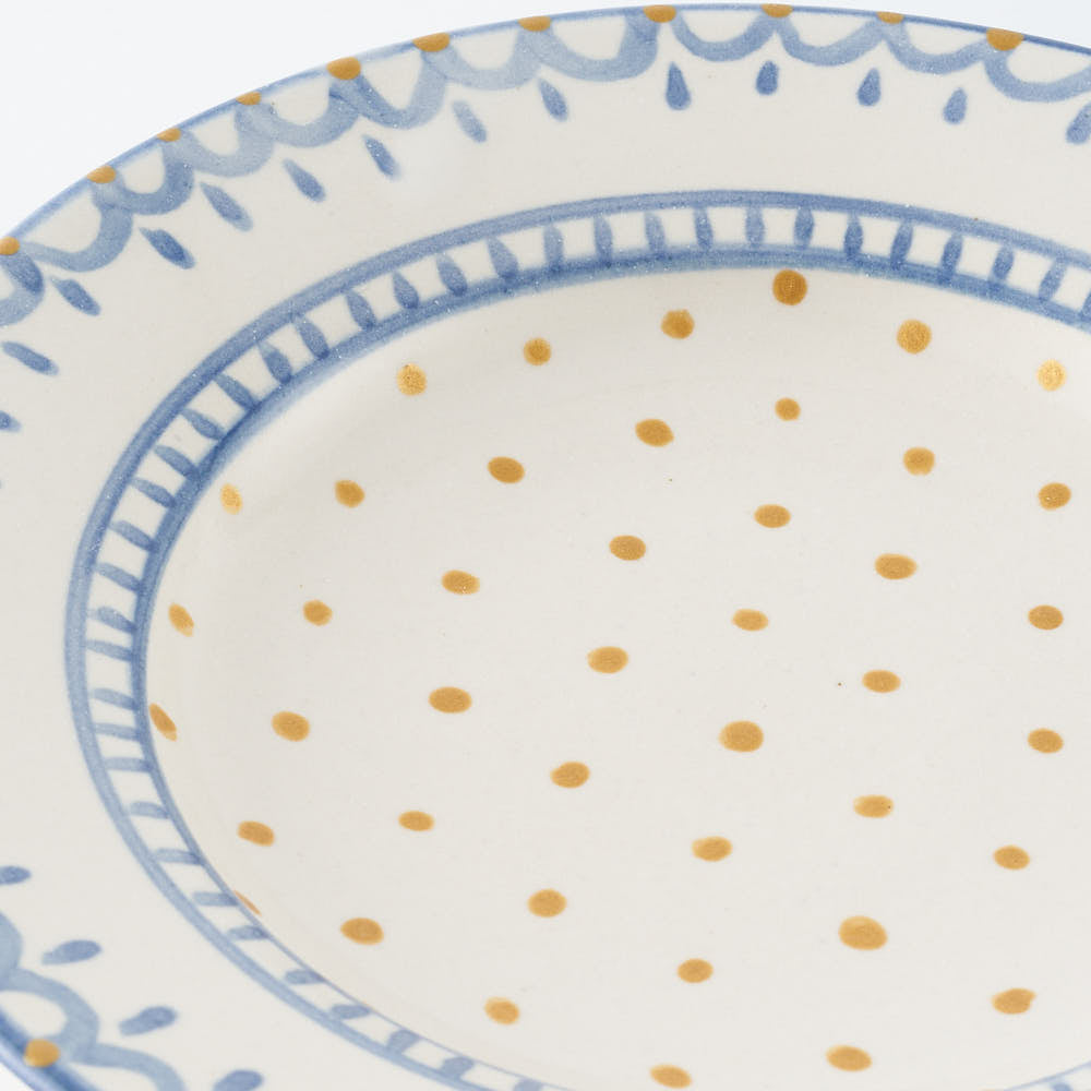 作家　水谷ちえみ　金彩プレートつや