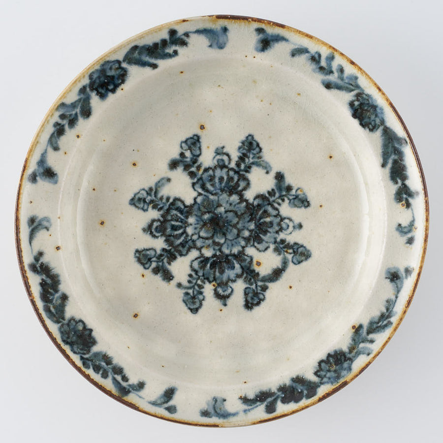 作家 市野吉記 安南手 リム浅皿（デルフト）19 ¥6,050 大人の焼き物