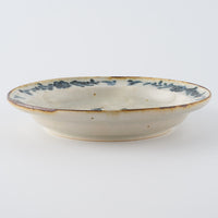 作家　市野吉記　安南手　リム浅皿（デルフト）19