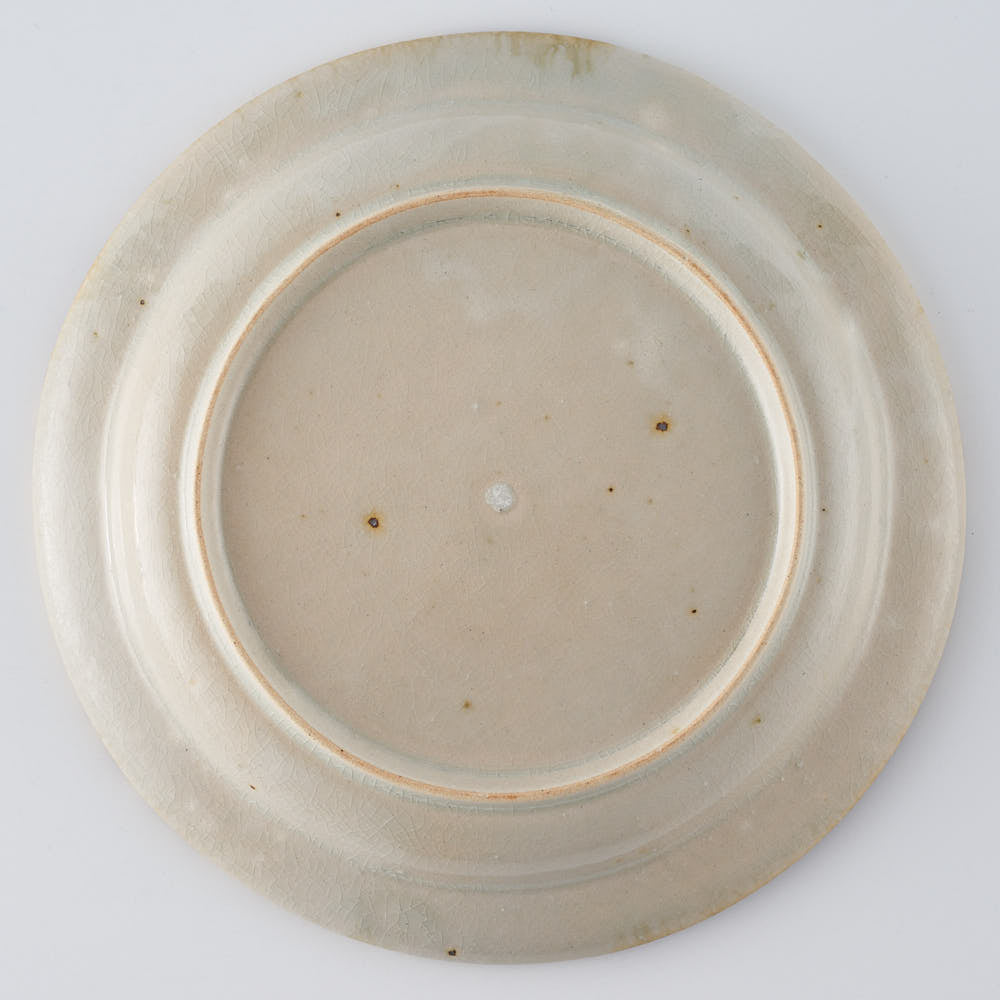 作家　市野吉記　安南手　リム浅皿（デルフト）19