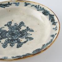 作家　市野吉記　安南手　リム浅皿（デルフト）19