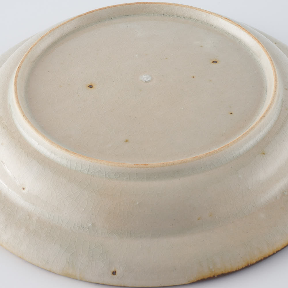 作家　市野吉記　安南手　リム浅皿（デルフト）19