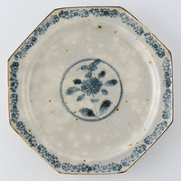 作家　市野吉記　安南手　八角皿　9