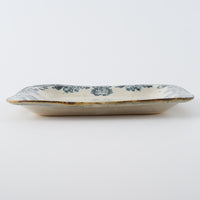 作家　市野吉記　安南手　四方皿　11