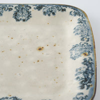 作家　市野吉記　安南手　四方皿　11