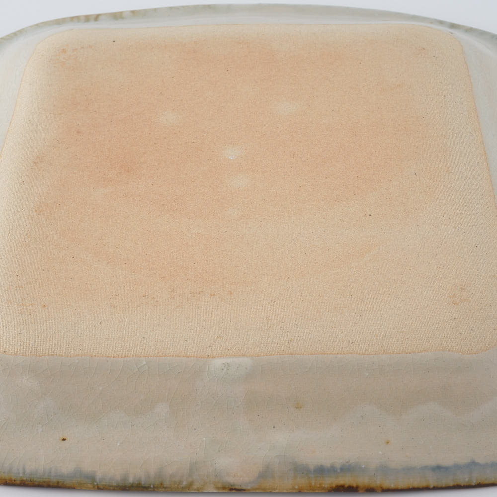 作家　市野吉記　安南手　四方皿　11