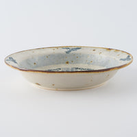 作家　市野吉記　安南手　リム深皿　13