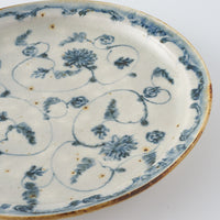 作家　市野吉記　安南手　7寸皿　5