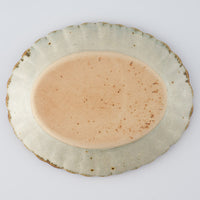 作家　市野吉記　シノワズリ　楕円菊花皿　33