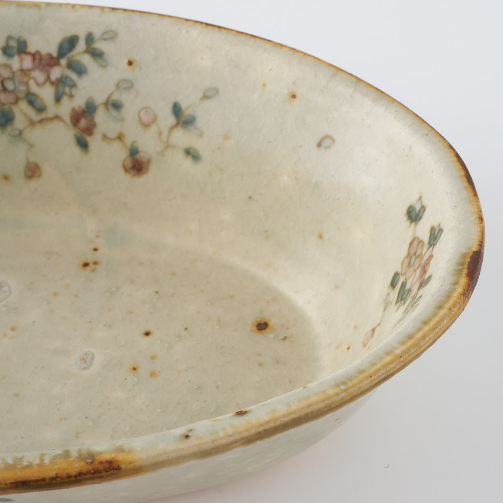 作家　市野吉記　シノワズリ　楕円鉢　35