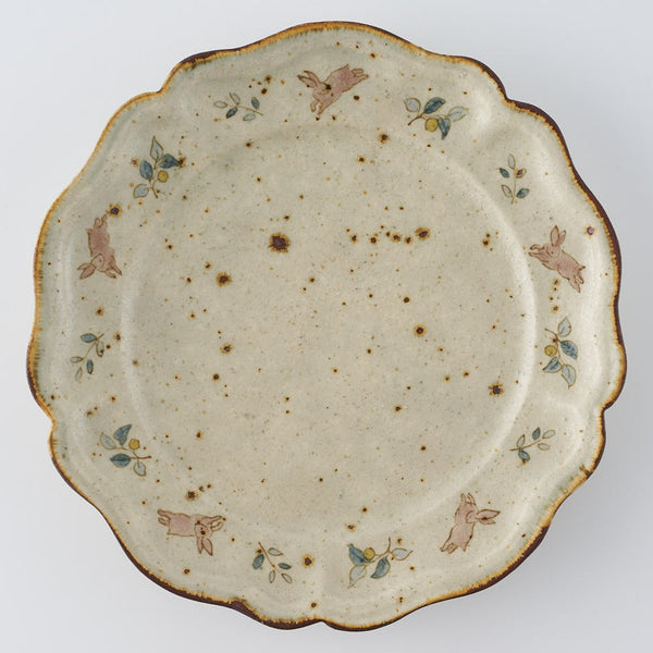 作家 市野吉記 シノワズリ 輪花皿 36 ¥6,600 大人の焼き物