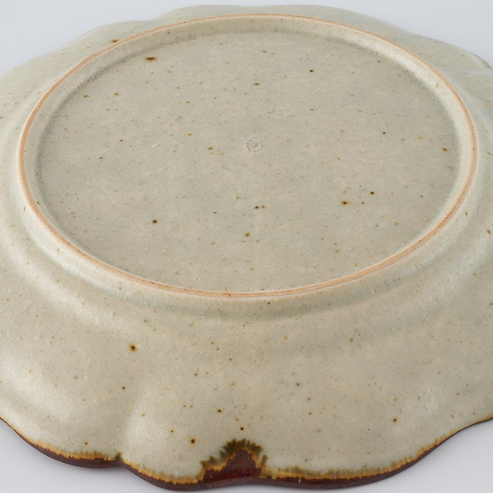 作家　市野吉記　シノワズリ　輪花皿　36