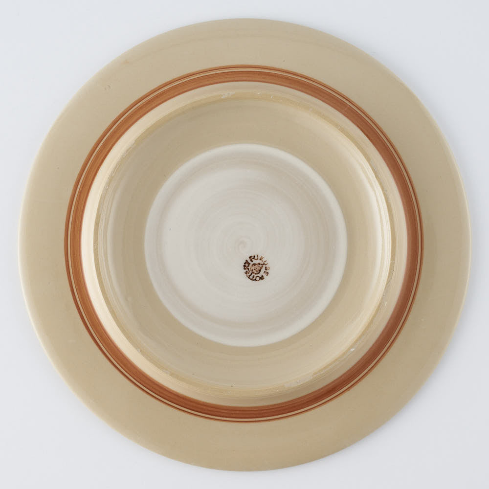 ふくべ窯 花水木 トルコ 20㎝リムプレート