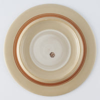 ふくべ窯 花水木 トルコ 20㎝リムプレート