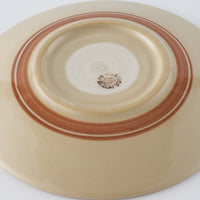 ふくべ窯 花水木 紺 15㎝プレート