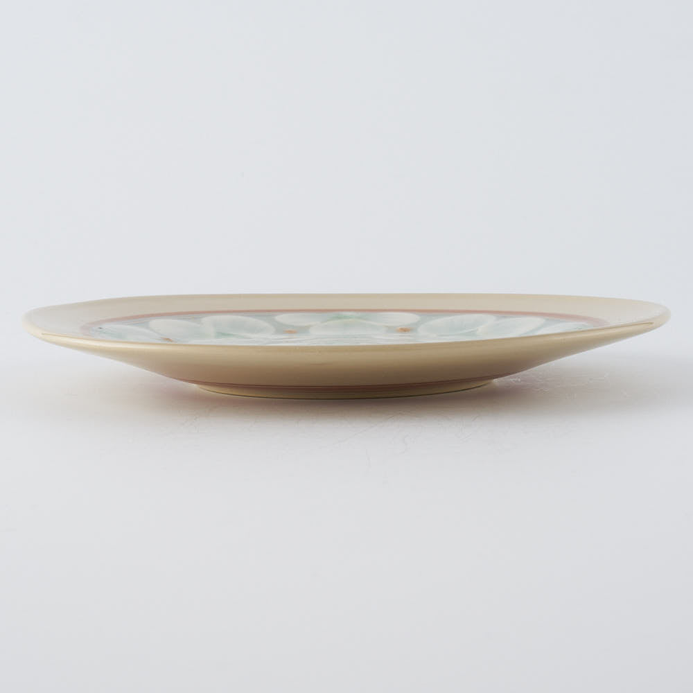 ふくべ窯 花水木 トルコ 15㎝プレート