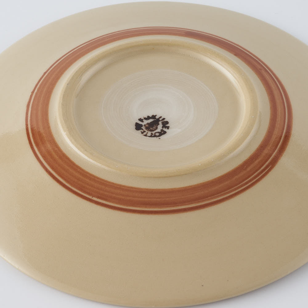 ふくべ窯 花水木 トルコ 15㎝プレート