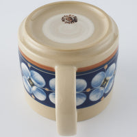 ふくべ窯 花水木 紺 カップ