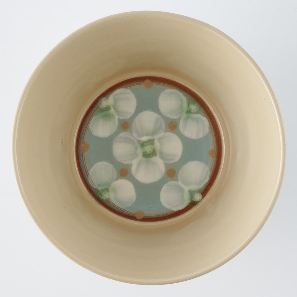 ふくべ窯　花水木トルコ　サラダカップ