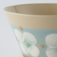 ふくべ窯　花水木トルコ　サラダカップ