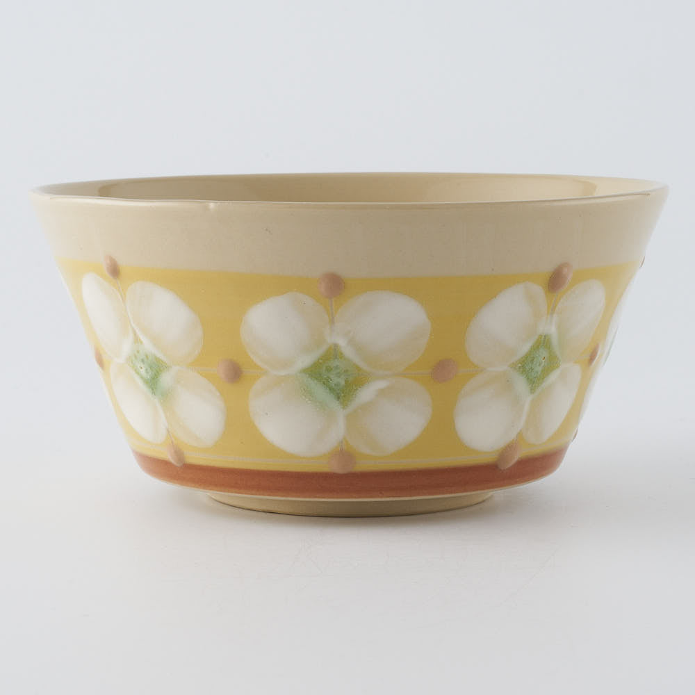 ふくべ窯　花水木黄　サラダカップ