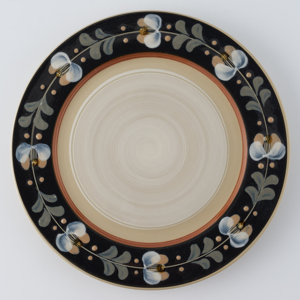 ふくべ窯　椿　20㎝リムプレート