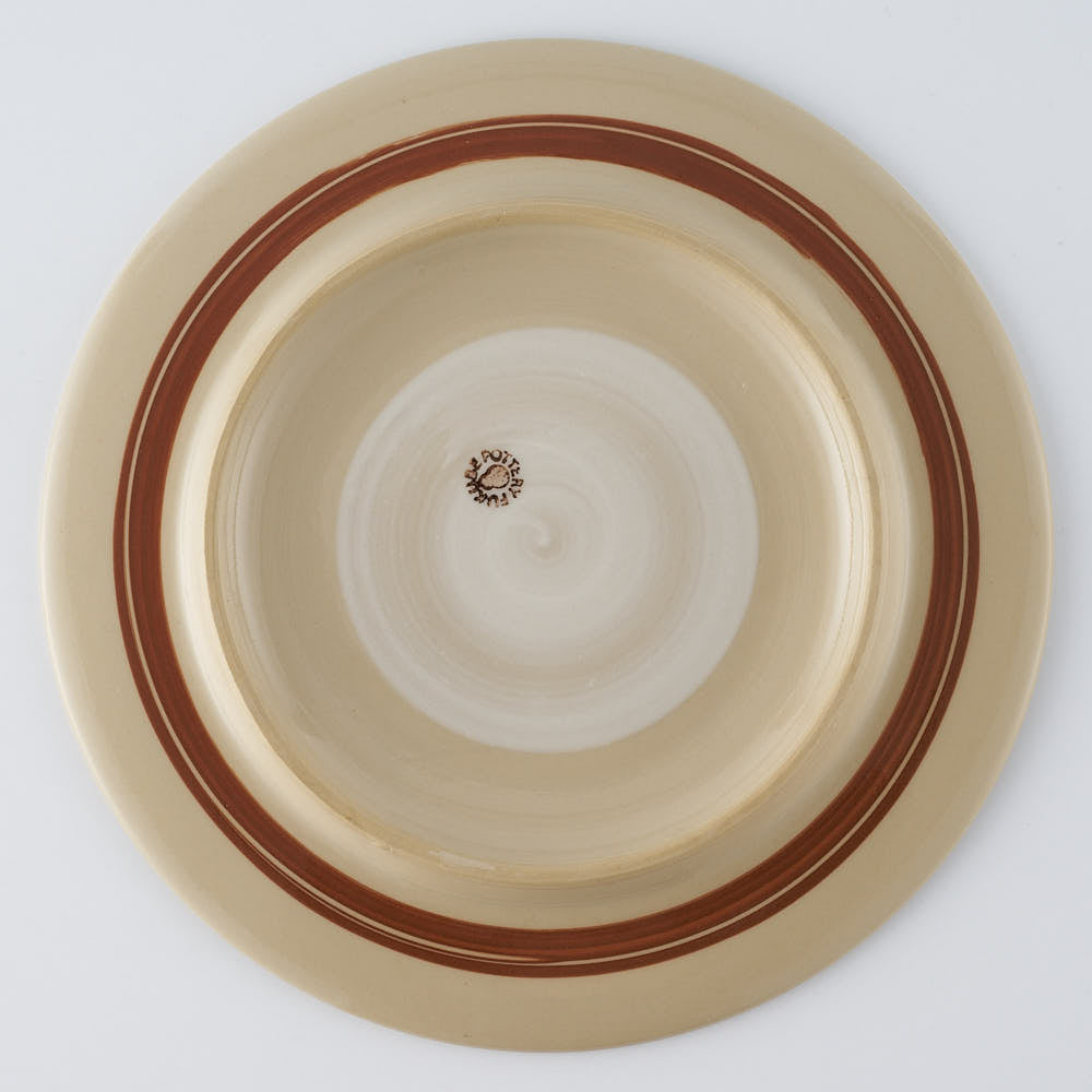 ふくべ窯　椿　20㎝リムプレート