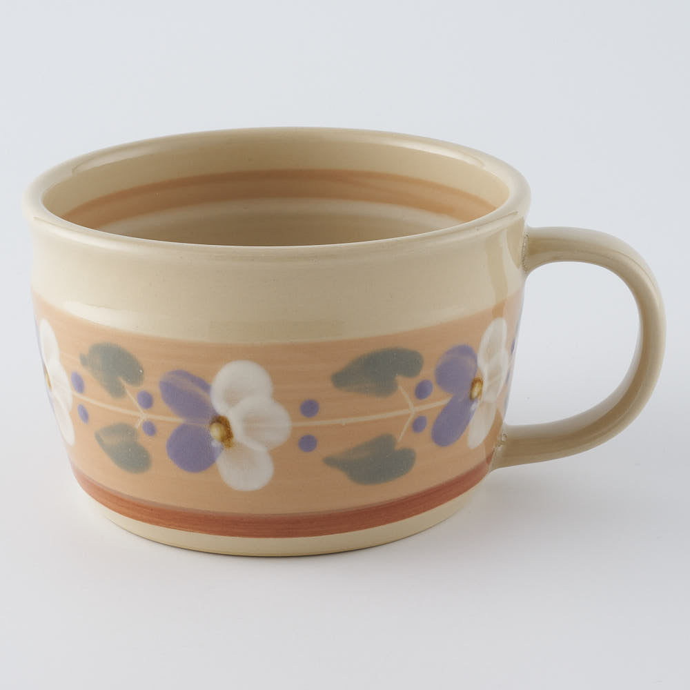 ふくべ窯　すみれ　スープカップ