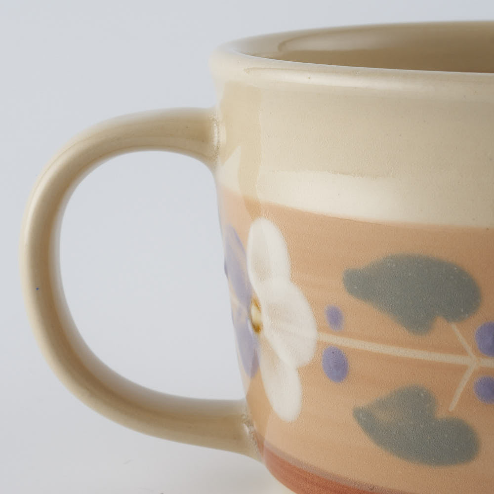 ふくべ窯　すみれ　スープカップ