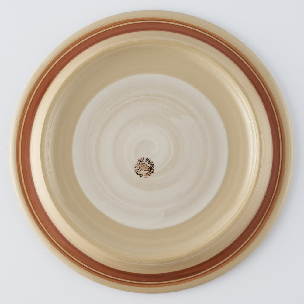 ふくべ窯　すずらん　17㎝リムプレート