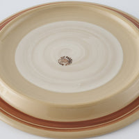 ふくべ窯　すずらん　17㎝リムプレート