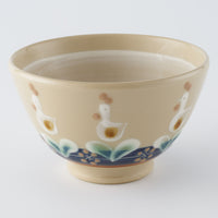 ふくべ窯　にわとり　茶碗