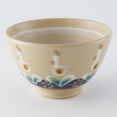ふくべ窯　にわとり　茶碗