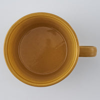 ふくべ窯　飴釉花水木　スープカップ