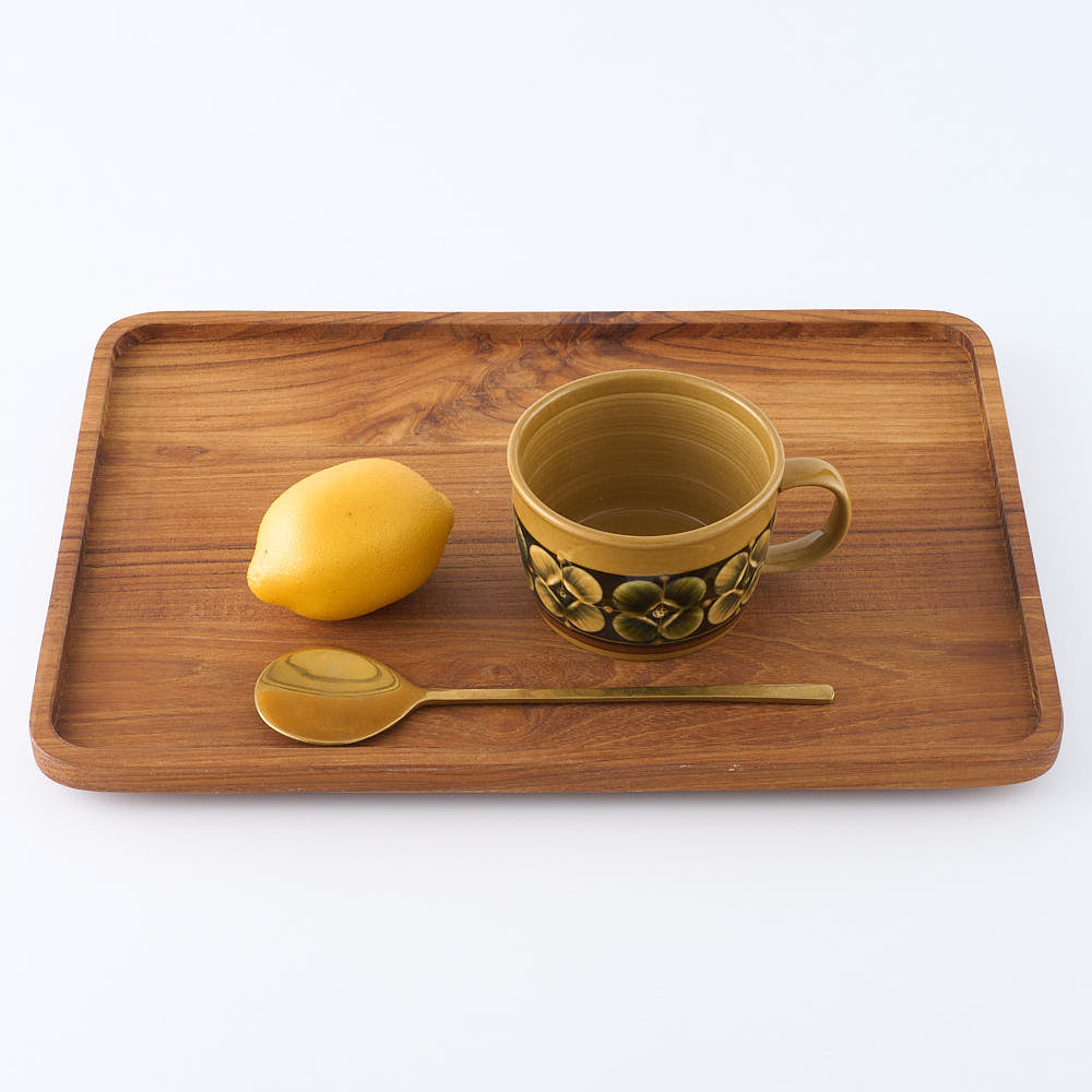 ふくべ窯　飴釉花水木　スープカップ