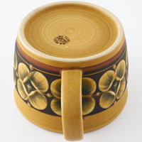 ふくべ窯　飴釉花水木　スープカップ