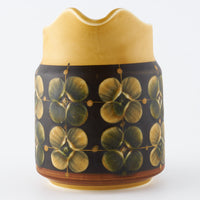 ふくべ窯　飴釉花水木　ピッチャー