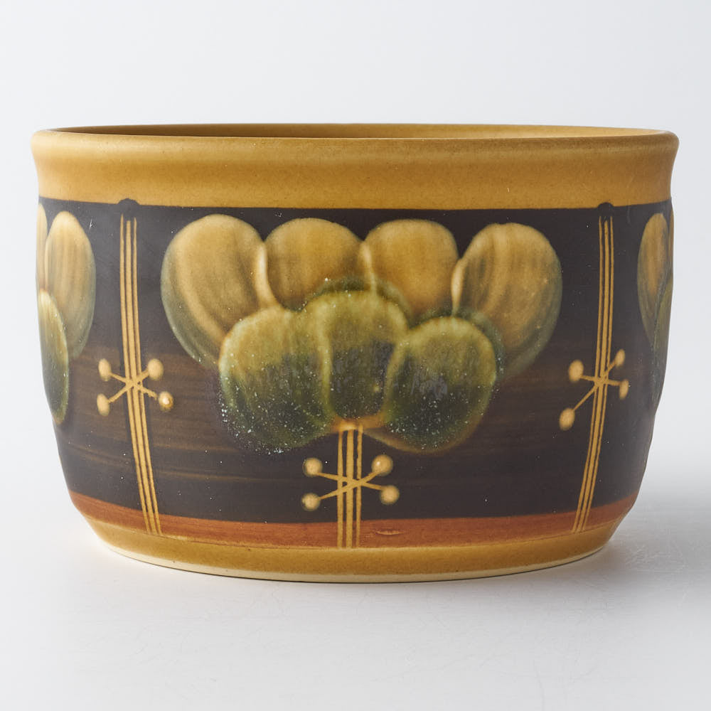 ふくべ窯　飴釉シャクヤク　スープカップ