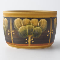 ふくべ窯　飴釉シャクヤク　スープカップ