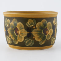 ふくべ窯　飴釉アネモネ　スープカップ