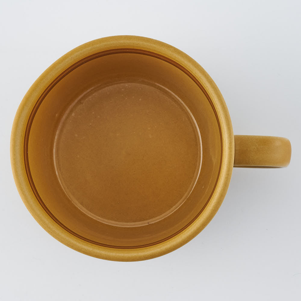 ふくべ窯　飴釉アネモネ　スープカップ