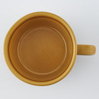 ふくべ窯　飴釉アネモネ　スープカップ