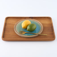 工房橙　作家　鈴木隆　みかん灰釉平皿No.1