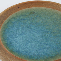 工房橙　作家　鈴木隆　みかん灰釉平皿No.1(小)