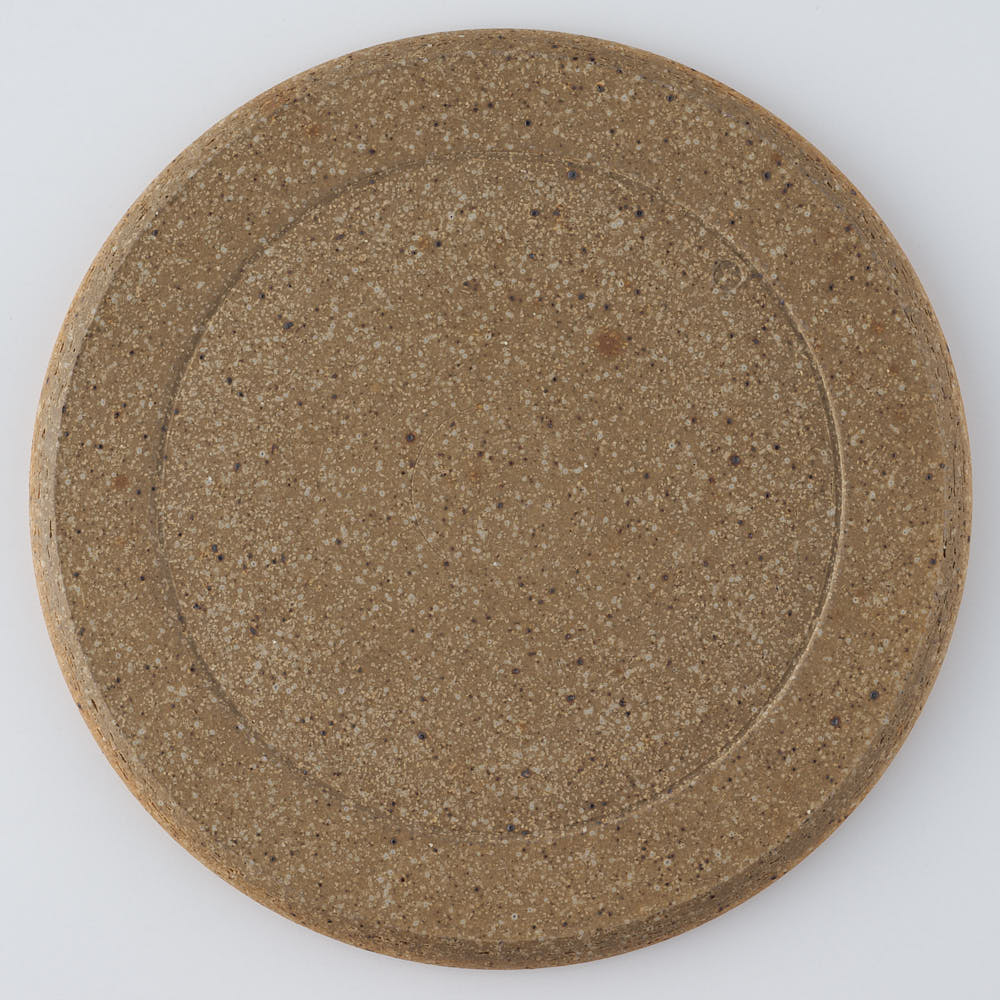 工房橙　作家　鈴木隆　みかん灰釉平皿No.2(小)