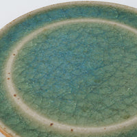 工房橙　作家　鈴木隆　みかん灰釉平皿No.2(小)