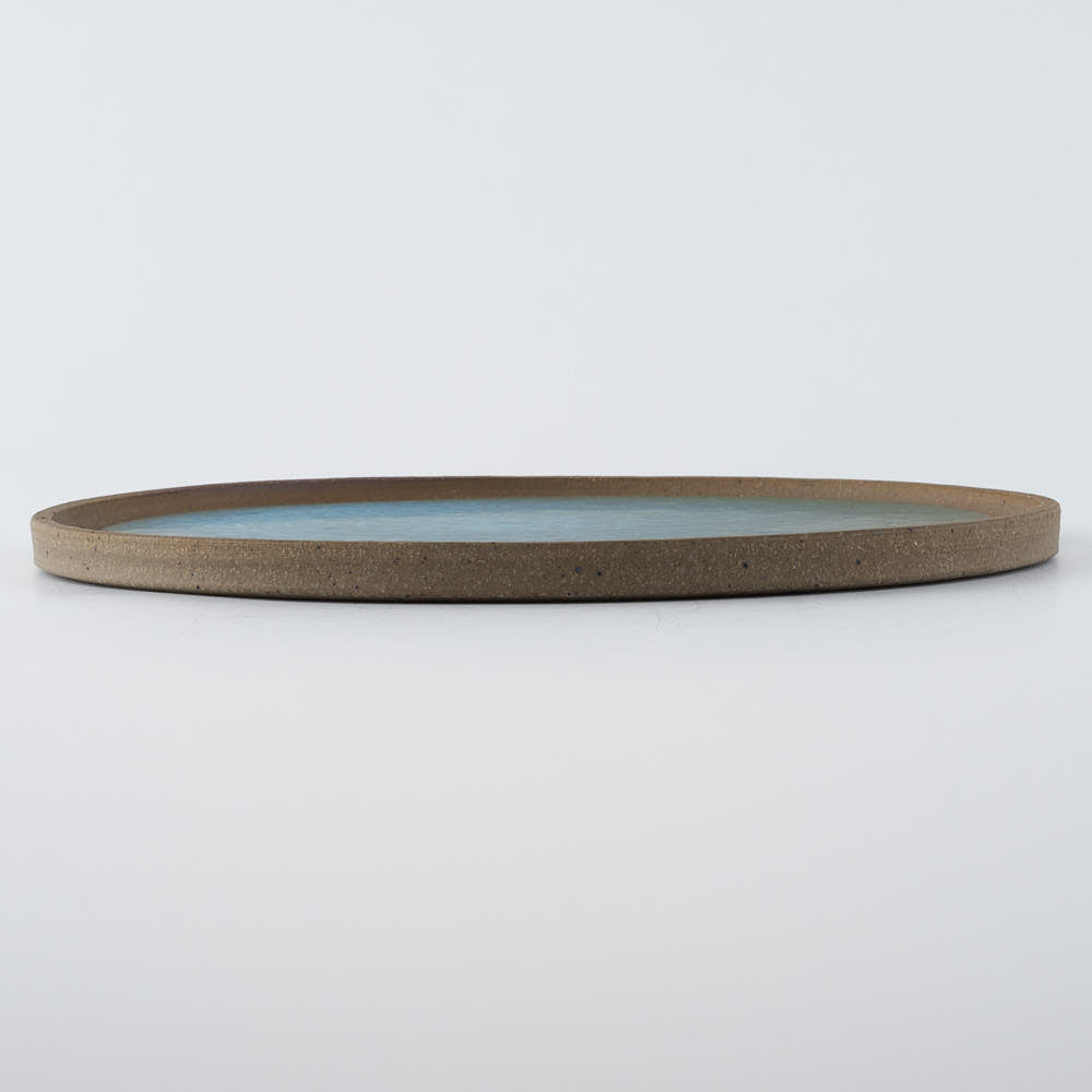 工房橙　作家　鈴木隆　みかん灰釉平皿No.1-D