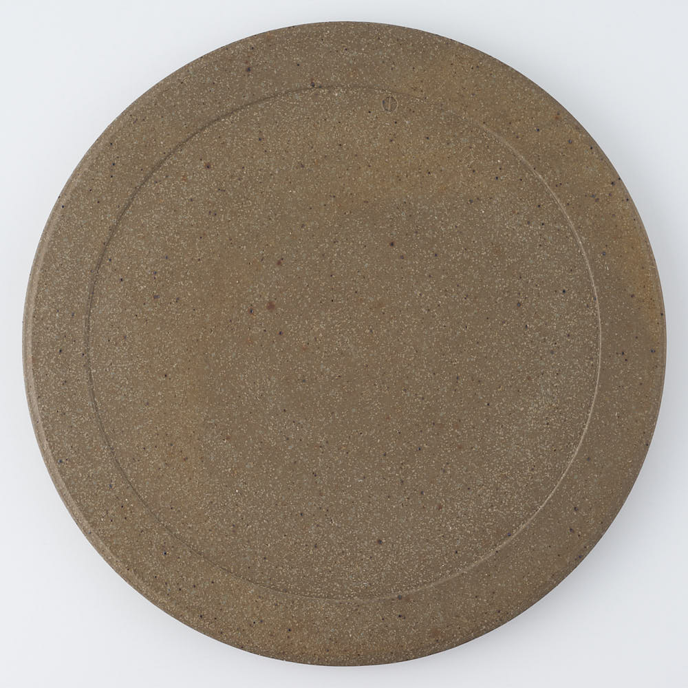 工房橙　作家　鈴木隆　みかん灰釉平皿No.1-D