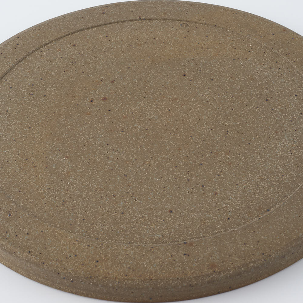 工房橙　作家　鈴木隆　みかん灰釉平皿No.1-D